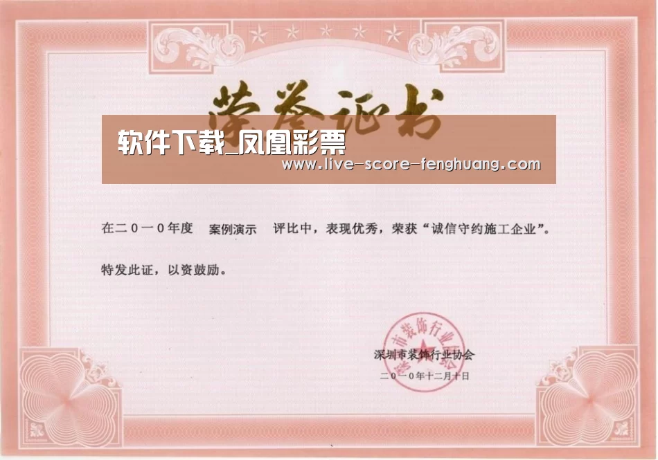 荣誉证书二(图1)